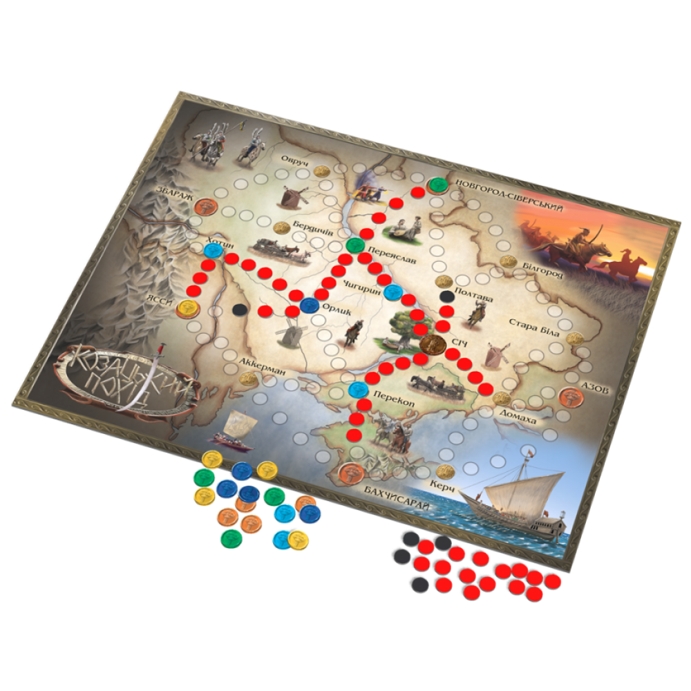 Настільна гра Козацький похід 800248 для всієї родини