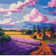 Картина за номерами "Лавандове поле" KHO6345 30х30см