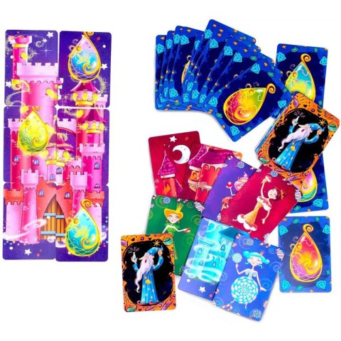 Настільна розважальна гра "Чарівні кристали" VT8077-04, 50 карток