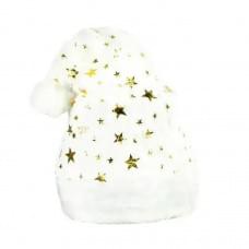 Шапка новорічна "Санта-Клауса" 6241-22(Gold) блискуча