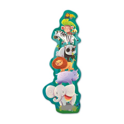 Дитяча магнітна гра "Друзі з джунглів" DoDo Toys 200256, 8 елементів