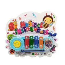 Музыкальная игрушка Ксилофон Y9093, 16 см Голубой