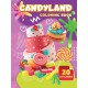 Дитяча розмальовка Candyland А06012506, 20 наліпок А4