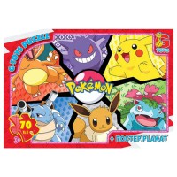 Дитячий пазл "Покемони" PM04 постер, 70 елементів