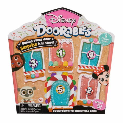Ігровий набір "Великий святковий будиночок" Disney Doorables 44637, 5 фігурок