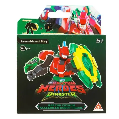 Дитячий робот-конструктор "Раптор Хайрон" Dinoster EU580881A-3, 45 деталей