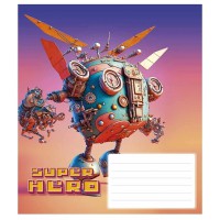 Зошит учнівський "Super hero" 012-3298K-2 в клітинку, 12 аркушів