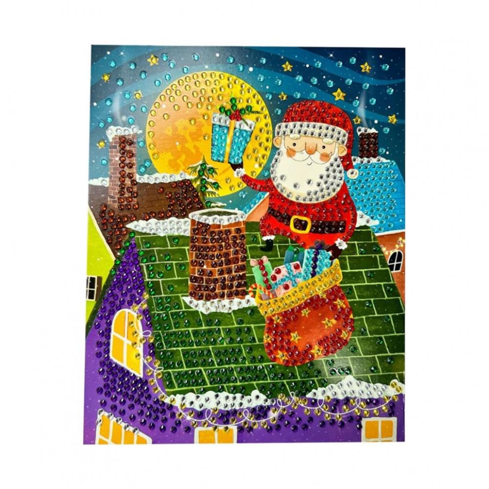 Набір для творчості діамантова мозаїка "Веселих свят" НТ-34-01