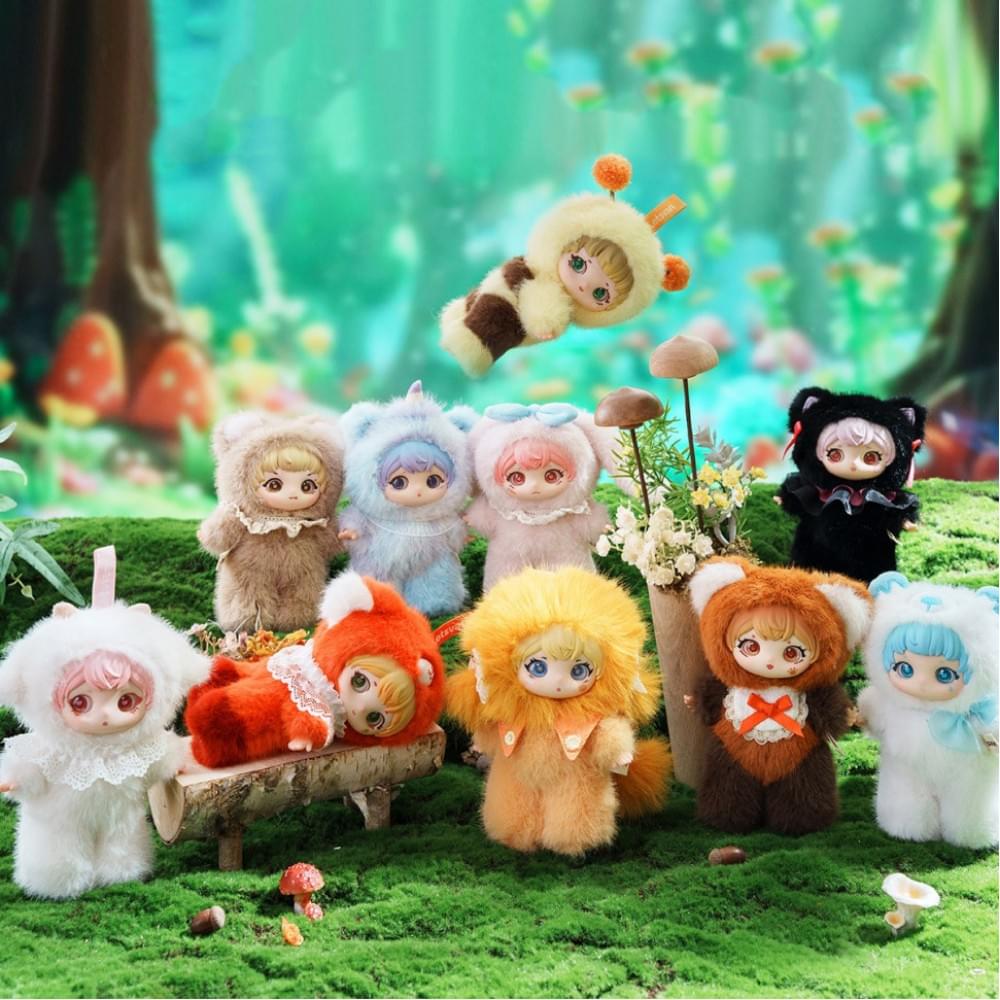 Колекційна м'яка іграшка з кільцем "Паті звіряток" Pop Top 17Zl-0601 серії "Ziyuli"