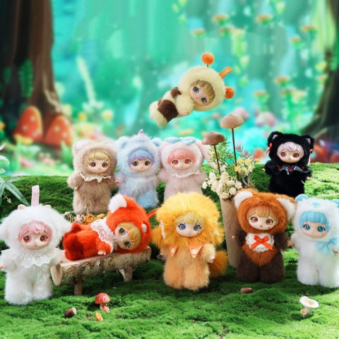 Колекційна м'яка іграшка з кільцем "Паті звіряток" Pop Top 17Zl-0601 серії "Ziyuli"