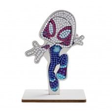 Набір для творчості зі стразами "Жінка Павук" Crystal Art CAFGR-MCU016 на підставці Набір для творчості зі стразами "Жінка Павук" Crystal Art CAFGR-MCU016 на підставці