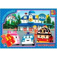 Пазли дитячі "Робокар Полі" RR067445, 35 елементів