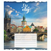 Зошит учнівський "Старе місто" 096-630039K-5 в клітинку, 96 аркушів