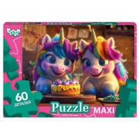 Пазл класичний "Єдинороги" Mx60-11-06, 60 елементів