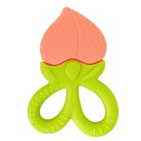 Прорізувач силіконовий Персик MGZ-0408-5 рифлена поверхня