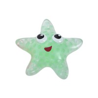 Дитяча іграшка-антистрес "Морська зірка" MS 3666(Green) з орбізом, 10 см