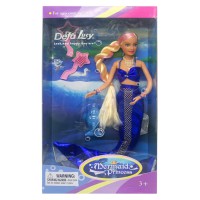 Лялька DEFA 20983 русалка Синій