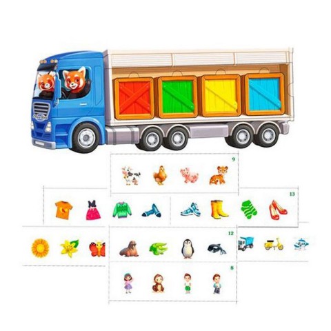 Настільна розвиваюча гра "Четвертий зайвий" Ubumblebees (ПСФ077) PSF077, 2 варіанти гри