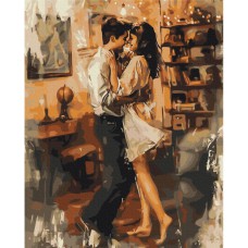 Картина за номерами "В обіймах кохання" BS53918, 40х50 см