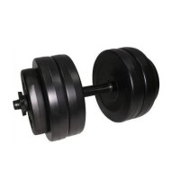 Гантель складальна композитна в пластиковій оболонці Rock pro 13 кг NE-PL-G-013