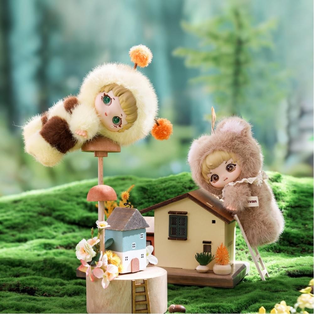 Колекційна м'яка іграшка з кільцем "Паті звіряток" Pop Top 17Zl-0601 серії "Ziyuli"