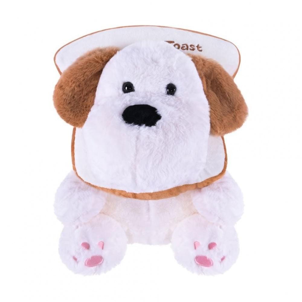 Дитяча м'яка іграшка "Песик" C46609 з тостом, розмір 24 см