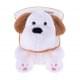 Дитяча м'яка іграшка "Песик" C46609 з тостом, розмір 24 см