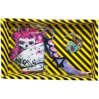 Сувенірні ножі дерев'яні набір BOX "Керамбіт PURPLE CAMO" KARPC-B