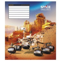 Зошит учнівський "Space singularity" 024-3384K-4 в клітинку, 24 аркуша
