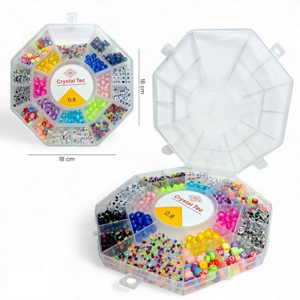 Набір бісеру для створення прикрас 035-79 волосінь в комплекті