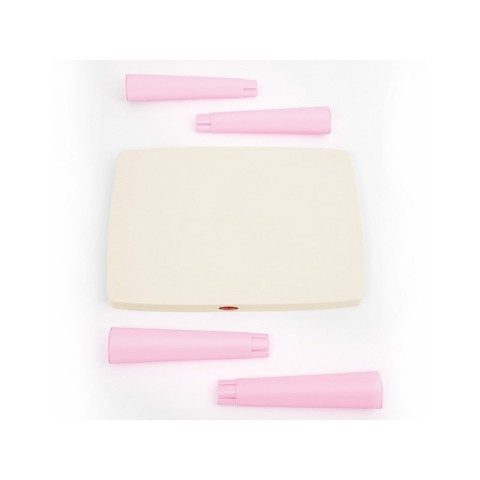 Дитячий стіл з накладкою для гри у аерохокей 04580/12 рожевий