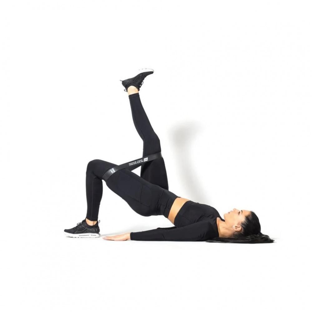 Еспандер для ніг Mini Bands Way4you w40015 чорний, 9-14 кг