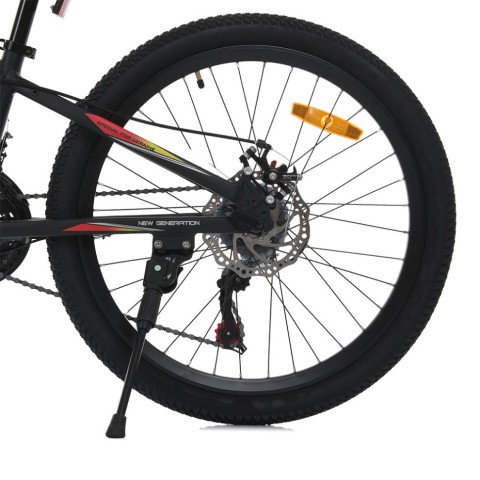 Велосипед MTB2601-2, 26 дюймів, алюмінієва рама 13 Shimano 21SP чорний