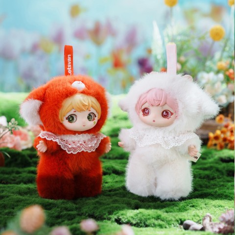 Колекційна м'яка іграшка з кільцем "Паті звіряток" Pop Top 17Zl-0601 серії "Ziyuli"