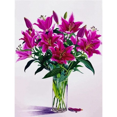 Полотно на картоні з контуром "Натюрморт №41" GPA283241, 30х40 см