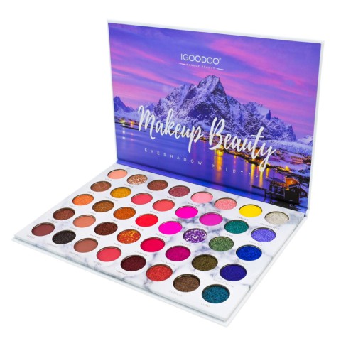 Дитяча палетка тіней для повік LK3750, 40 кольорів, з аплікатором