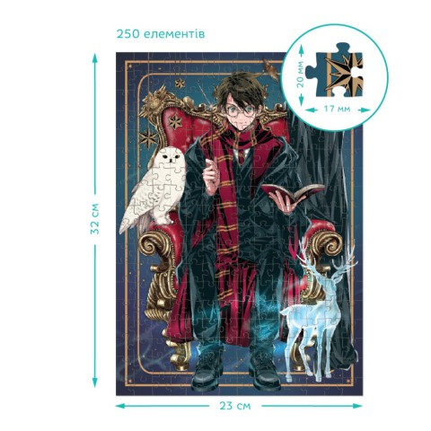 Дитячий пазл 3 в 1 "Династія чарівників" DoDo Toys 200575 набір 4 в 1