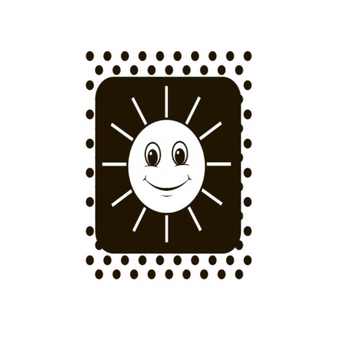 Контрастна книга для немовляти Мі-мі-книжка 755005 картон