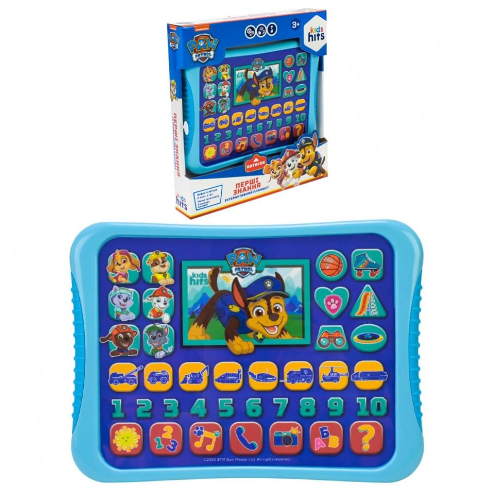 Дитячий розвиваючий планшет "Перші знання Paw Patrol" KH01/013L