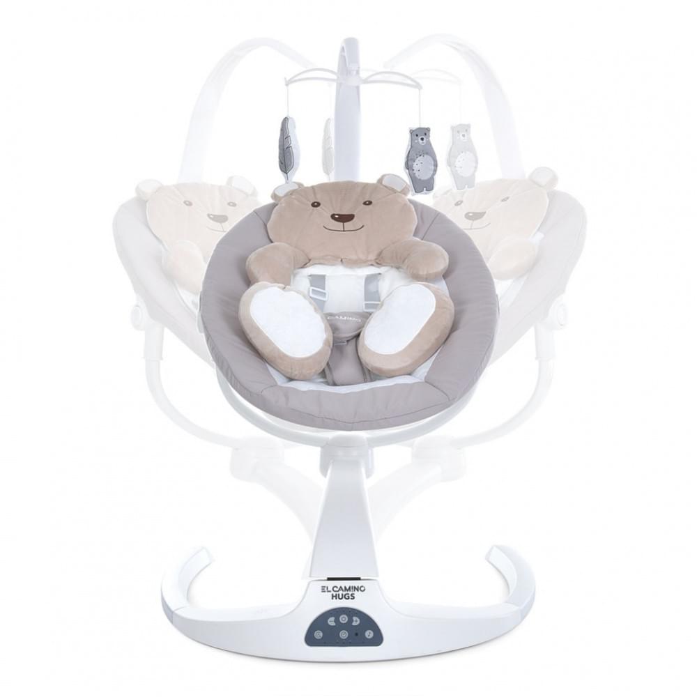 Заколисуючий центр-шезлонг HUGS ME 1077 Beige