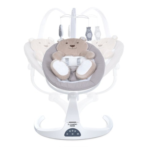 Заколисуючий центр-шезлонг HUGS ME 1077 Beige