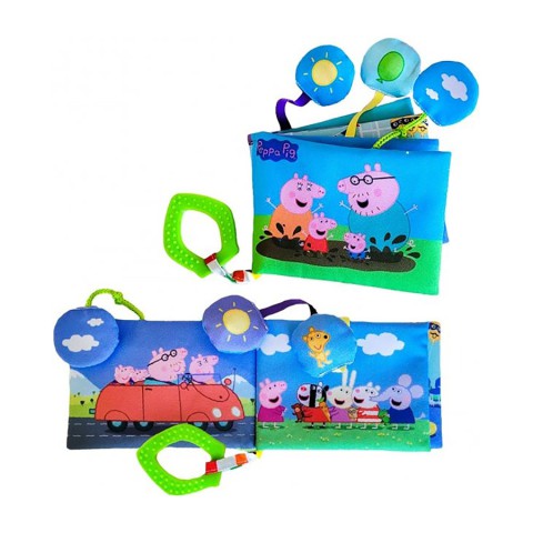 М'яка книжечка "Свинка Пеппа" МС 080602-04 з прорізувачем