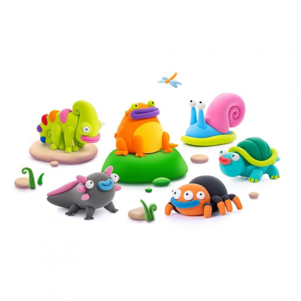 Меганабір самозатвердіючого пластиліну Екзотичні тварини ЛІПАКА 15025-UA01