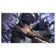 Фігурний пазл з дерева "Solo leveling" PZ008-A3C-AC 180-250 деталей, розмір А3, картонна коробка