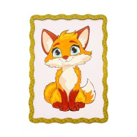 Дитячий набір для розпису по дереву "Лисичка" Puz-22959 формат А4