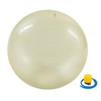 М'яч для фітнесу (фітбол) "HMS" NE-TRN19-65 прозорий 65 см