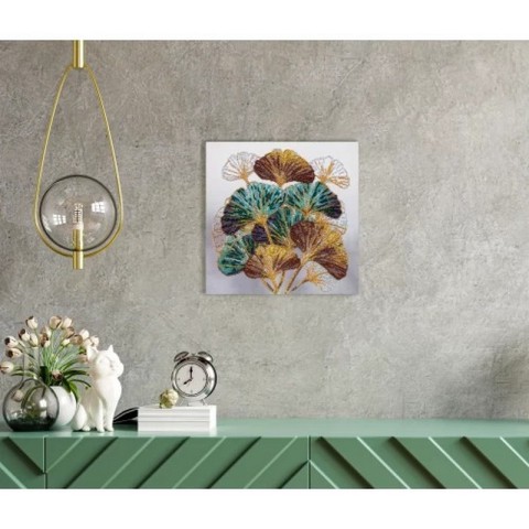 Набір-міді для вишивання бісером "Смарагдова гілка" AMB-088 на натуральному полотні