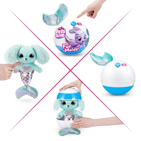 Інтерактивний ігровий набір серії "Furmaids" Цуценя Даззі Pets & Robo Alive 9555D