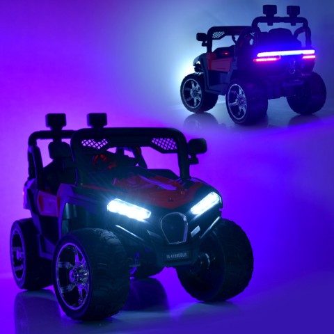 Електромобіль дитячий Джип M 4198EBLR-4 з музикою та світлом