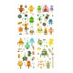 Набір дитячих тимчасових тату «Роботи» tattoo-kids-mini-set-robots